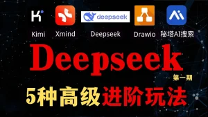 【Deepseek-R1的5种高级进阶玩法】5分钟教会你Deepseek+行业的形式进行工作重构的保姆级教程！-大董学社-教程技术资源分享